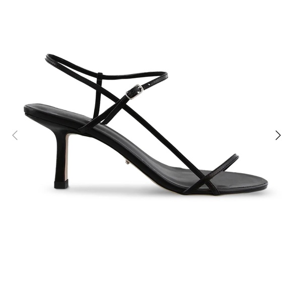 Tony Bianco Caprice Black Strappy Heels - Picture 1 of 5